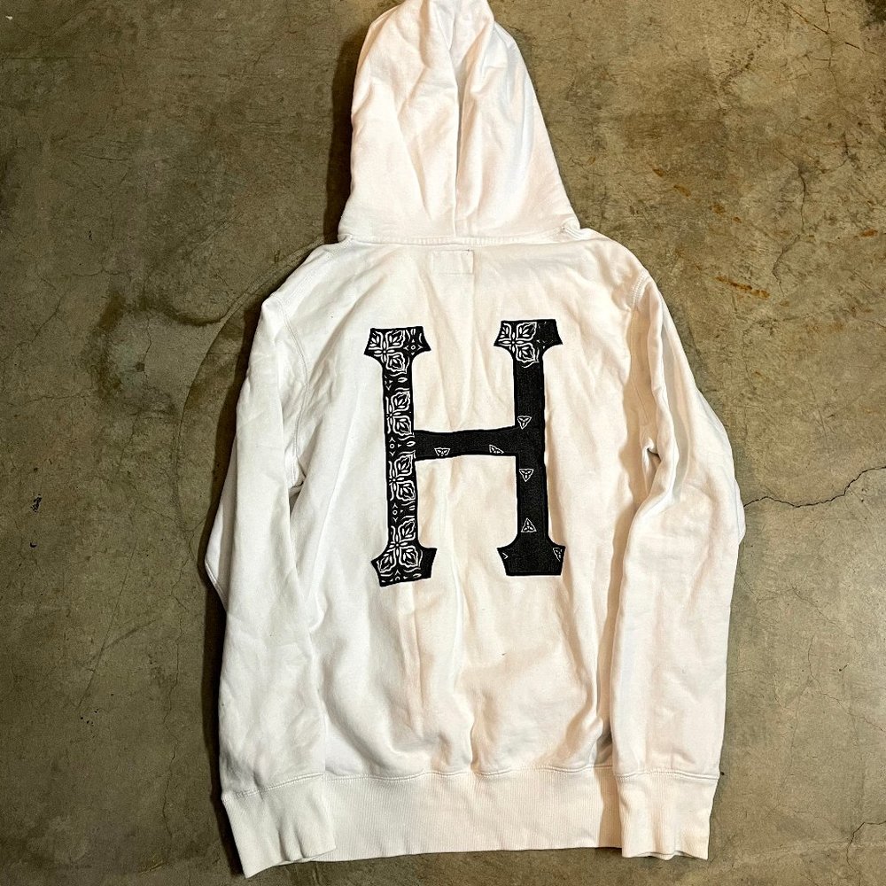HUF Worldwide Bandana White Pullover Hoodie